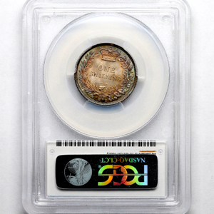 1872 Victoria Shilling PCGS - MS66