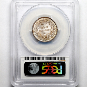 1835 William IV Shilling Choice Uncirculated. PCGS - MS64