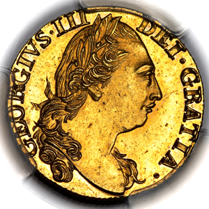 1782 George III Guinea Practically uncirculated. PCGS - MS62