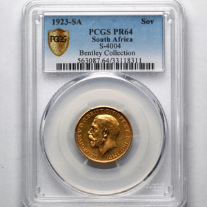1923 George V Proof Sovereign PCGS - PR64