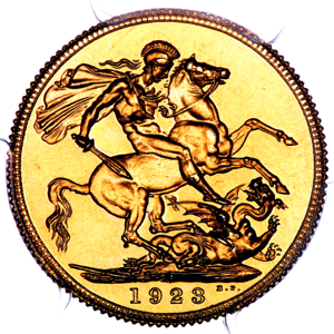1923 George V Proof Sovereign PCGS - PR64