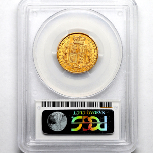 1861 Victoria Sovereign PCGS - MS64