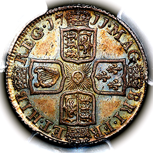 1711 Anne Shilling Uncirculated grade. PCGS - MS63