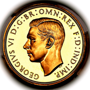 1937 George VI Proof Five Pounds PCGS - PR66 DCAM