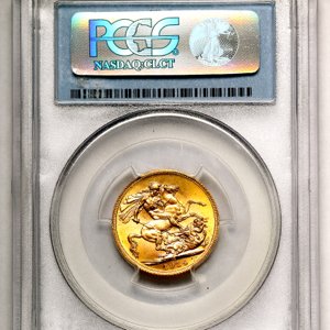 1914 George V Sovereign PCGS - Mint State 64
