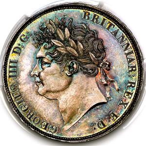1821 George IV Crown PCGS - MS64