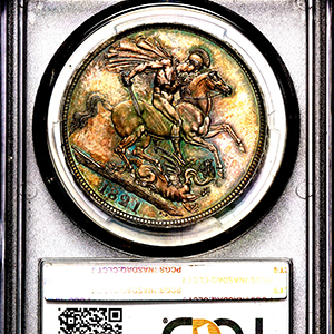 1821 George IV Crown PCGS - MS64
