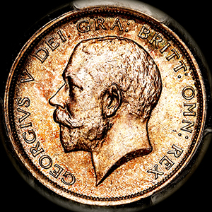 1919 George V Halfcrown Brilliant Uncirculated. PCGS - MS66