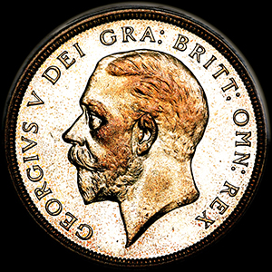 1933 George V Crown Brilliant uncirculated. PCGS - MS65