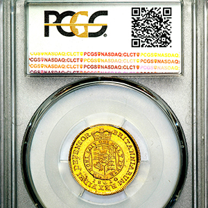 1810 George III Half Guinea Uncirculated grade. PCGS - MS63