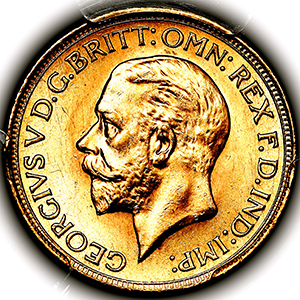 1931 George V Sovereign Practically FDC. PCGS - MS66