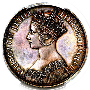1847 Victoria Crown PCGS - Proof 63