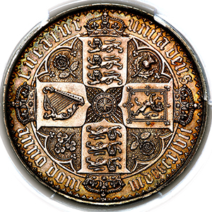 1847 Victoria Crown PCGS - Proof 63