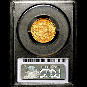 1881 Victoria Sovereign Uncirculated. PCGS - MS63