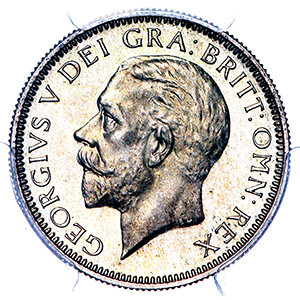 1936 George V Proof Shilling Practically FDC. PCGS - PR66
