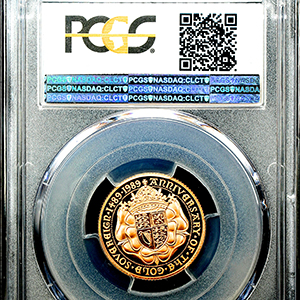 1989 Elizabeth II Sovereign FDC. PCGS - PR70 DCAM