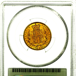 1852 Victoria Sovereign Choice Uncirculated. PCGS - MS64
