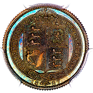1887 Victoria Jubilee Head Proof Sixpence Practically FDC. PCGS - PR65CAM