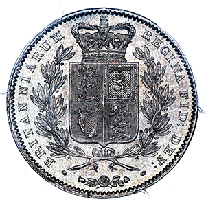 1847 Victoria Crown Choice uncirculated. PCGS - MS64
