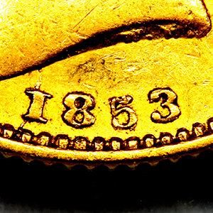 1853 Victoria Sovereign PCGS - AU53