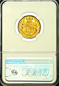 1856 Victoria Sovereign Uncirculated grade. PCGS - MS63+