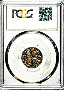 1042-1066 Edward The Confessor Penny Uncirculated grade. PCGS - Mint State 63