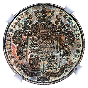 1829 George IV Halfcrown Choice Uncirculated. PCGS - MS64