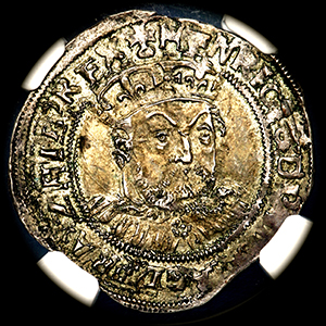 1544-1547 Henry VIII Groat NGC - About Uncirculated 53