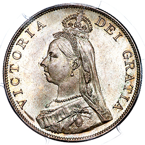 1890 Elizabeth II Proof Sovereign Brilliant uncirculated. PCGS - MS65