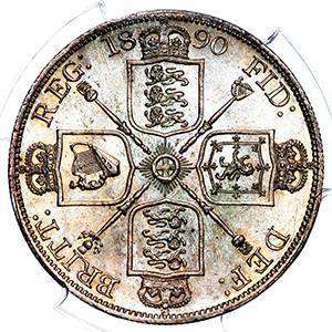 1890 Elizabeth II Proof Sovereign Brilliant uncirculated. PCGS - MS65