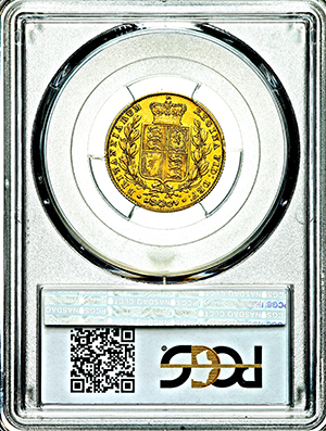 1847 Victoria Sovereign PCGS - AU53