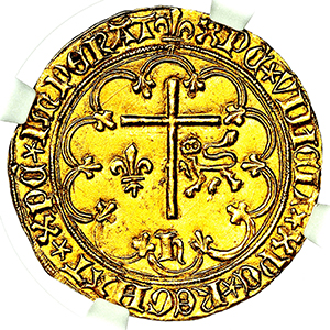 1423-1432 George II Shilling NGC - MS65