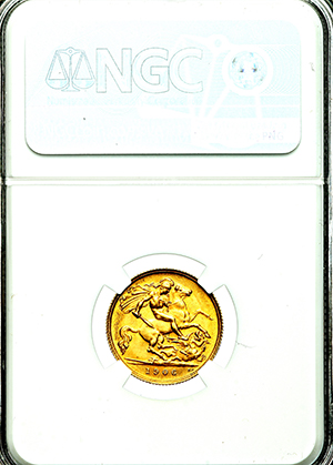 1906 George VI Threepence Brilliant uncirculated. NGC - MS65