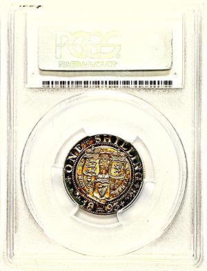 1893 Victoria Old Head Proof Shilling PCGS - PR66DCAM