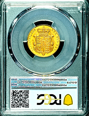 1827 George IV Sovereign Choice uncirculated. PCGS - MS64