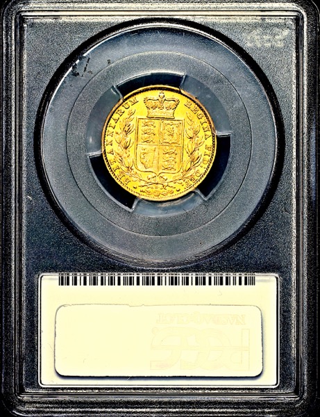 1880 Victoria Sovereign PCGS - AU58