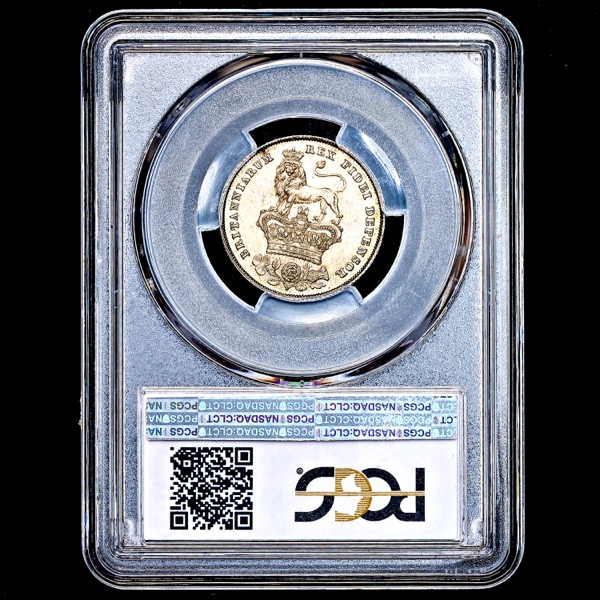 1826 George IV Shilling Choice uncirculated. PCGS - MS64