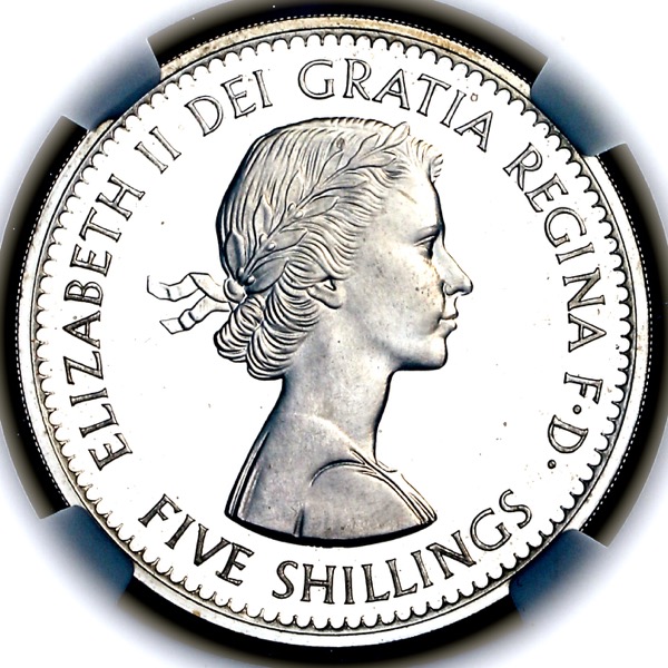 1960 Elizabeth II Proof Crown NGC - PF66 ULTRA CAMEO