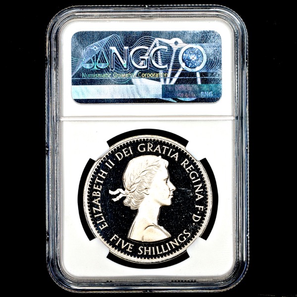 1960 Elizabeth II Proof Crown NGC - PF66 ULTRA CAMEO