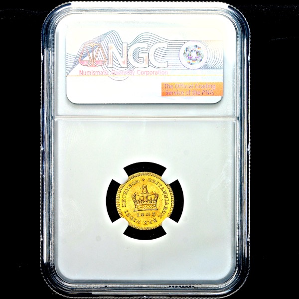 1803 George III Third Guinea Choice Uncirculated. NGC - MS64