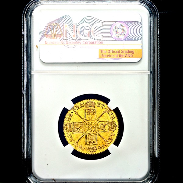 1676 Charles II Guinea NGC - MS60