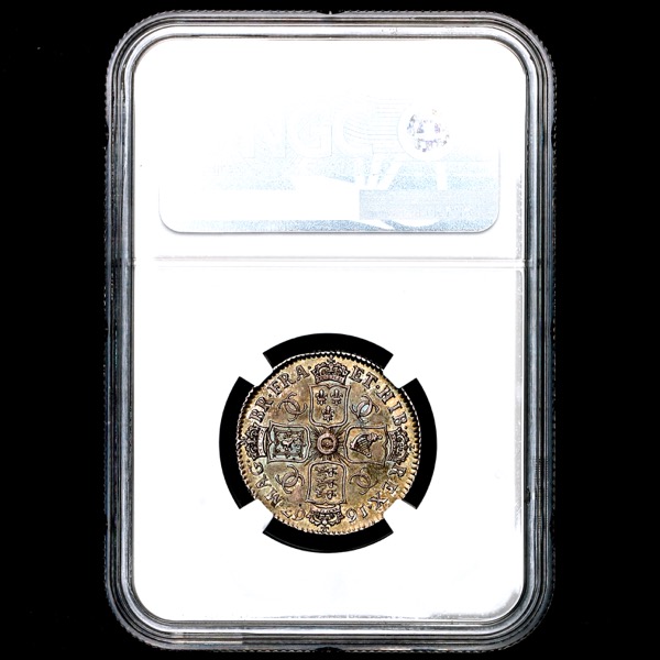 1663 Charles II Shilling Practically uncirculated. NGC - MS62
