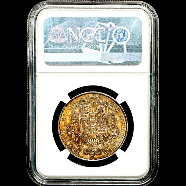 1825 George IV Halfcrown Brilliant Uncirculated. NGC - MS65+