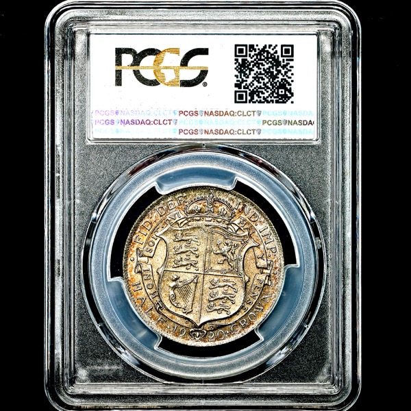 1920 George V Halfcrown Brilliant Uncirculated. PCGS - MS65