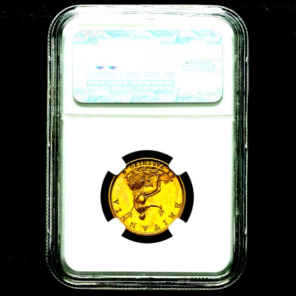 1799 George III Gilt Farthing NGC - PF65 ULTRA CAMEO