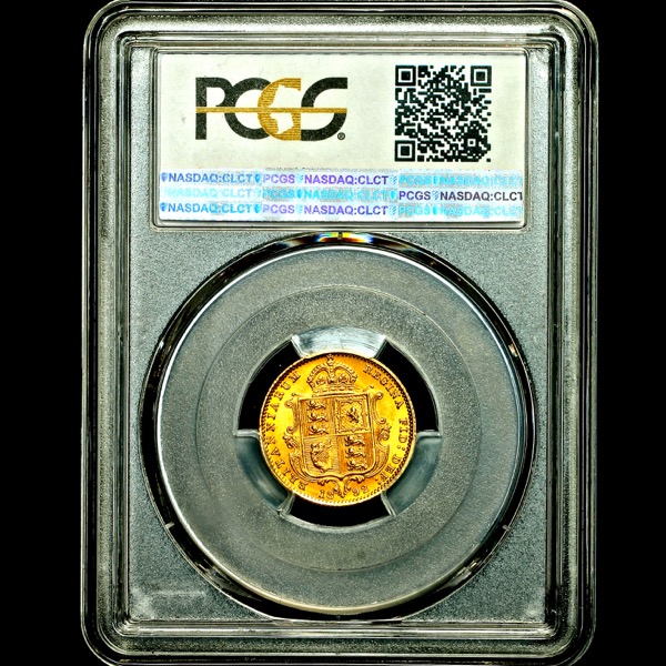 1892 Victoria Jubilee Head Half Sovereign Choice Uncirculated. PCGS - MS64