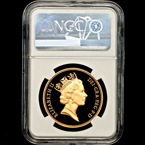 1994 Elizabeth II Proof Five Pounds FDC grade. NGC - PF70 ULTRA CAMEO
