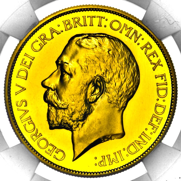 1911 George V Proof Five Pounds 