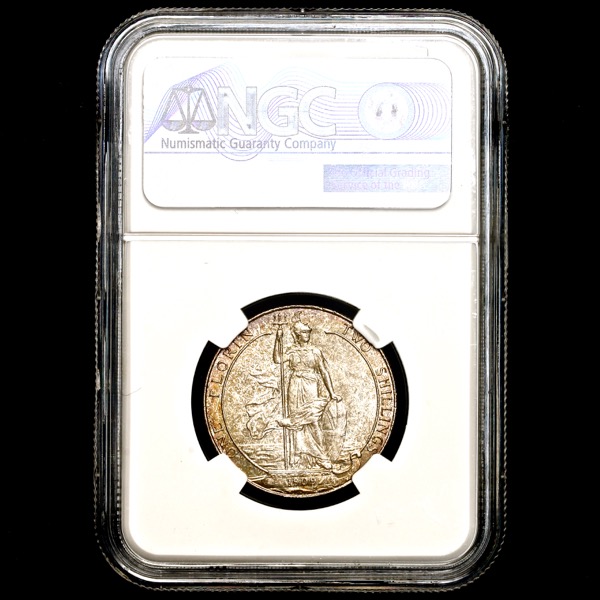 1909 Edward VII Florin Choice Uncirculated. NGC - MS64+