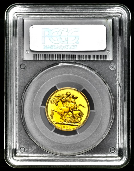 1893 Victoria Old Head Proof Sovereign PCGS - PR65DCAM